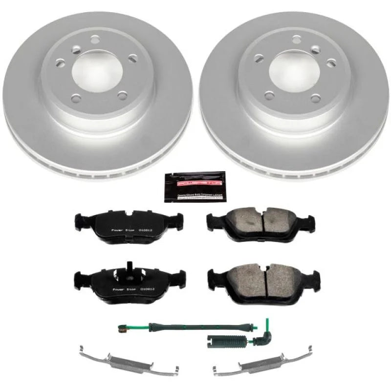 PowerStop Front Z23 Evolution Sport Coated Brake Kit fits 2001-2005 BMW 325XI - Main Product View