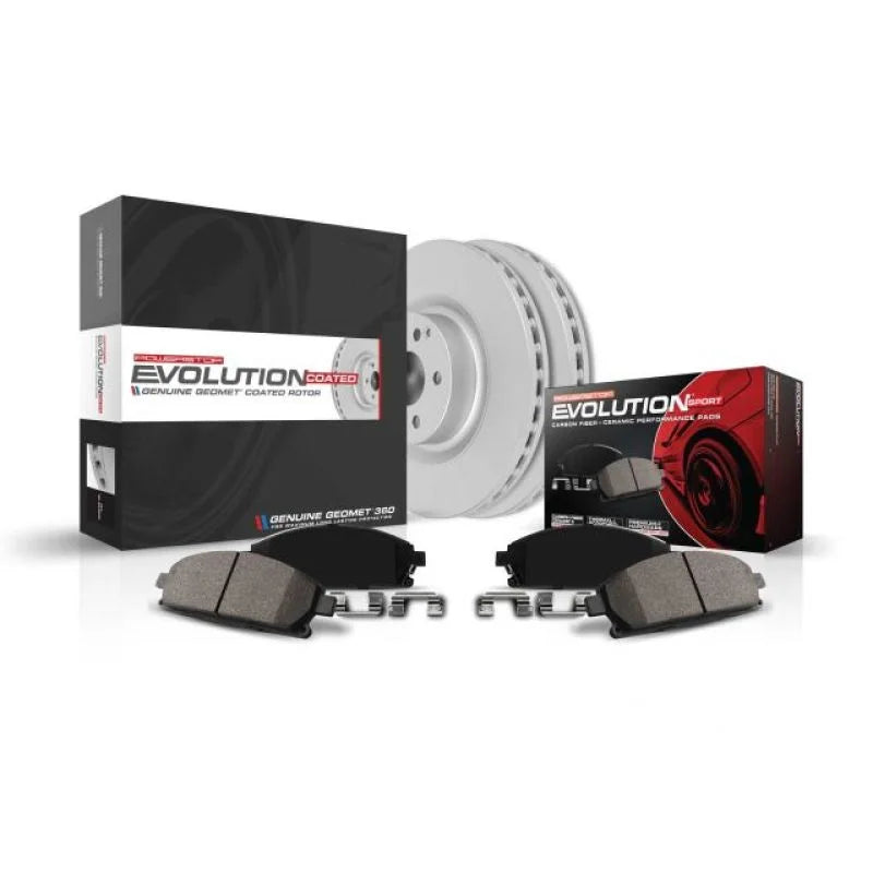 PowerStop Front Z23 Evolution Sport Coated Brake Kit fits 2001-2007 Mercedes-Benz C-Class / 2003-2009 Mercedes-Benz Clk-cl...