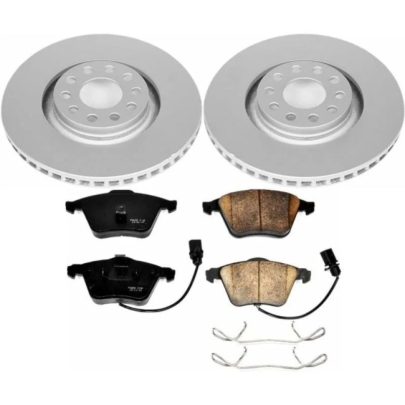 PowerStop Front Z23 Evolution Sport Coated Brake Kit fits 2002-2004 Audi A6 / 2002-2004 Audi A6 Quattro / 2001-2005 Audi A...