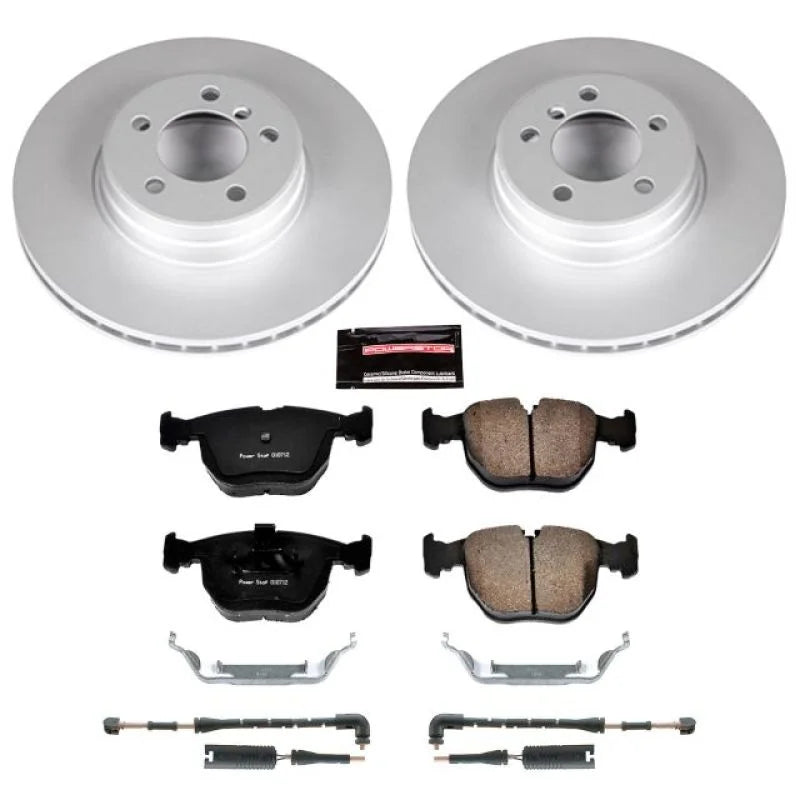 PowerStop Front Z23 Evolution Sport Coated Brake Kit fits 2003-2005 Land Rover Range Rover Hse - Main Product View