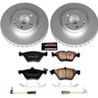Load image into Gallery viewer, PowerStop Front Z23 Evolution Sport Coated Brake Kit fits 2004-2005 Mercedes-Benz E320 4MATIC / 2006-2009 Mercedes-Benz E3...