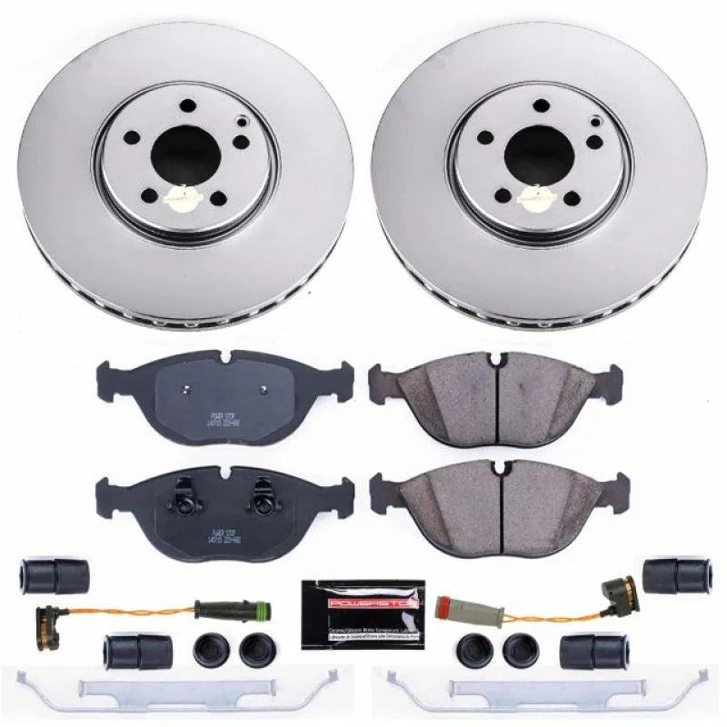 PowerStop Front Z23 Evolution Sport Coated Brake Kit fits 2004-2005 Mercedes-Benz E500 4MATIC - Main Product View