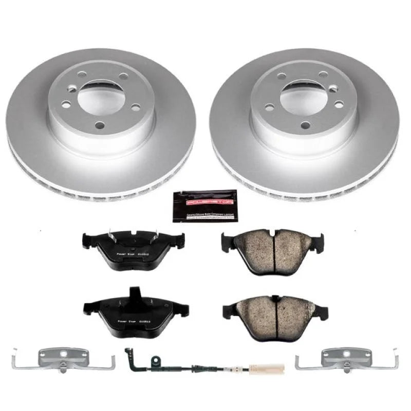 PowerStop Front Z23 Evolution Sport Coated Brake Kit fits 2004-2006 BMW 525I / 2006-2007 BMW 525XI / 2008-2010 BMW 528I / ...