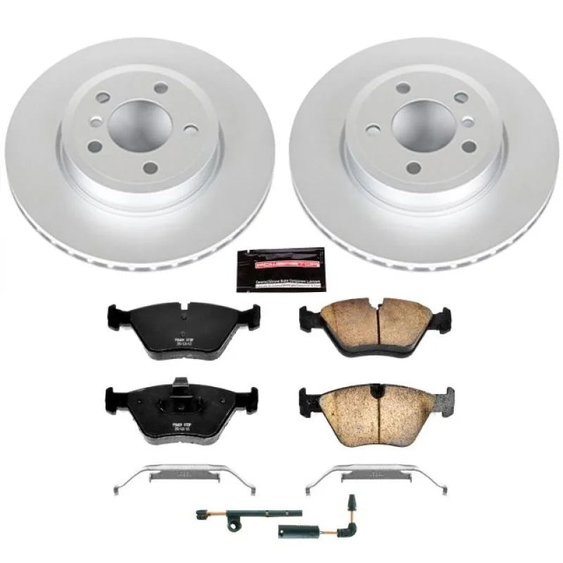 PowerStop Front Z23 Evolution Sport Coated Brake Kit fits 2004-2010 BMW X3 - Main Product View