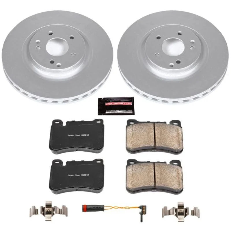 PowerStop Front Z23 Evolution Sport Coated Brake Kit fits 2005-2007 Mercedes-Benz C230 / 2005 Mercedes-Benz C320 / 2006-20...