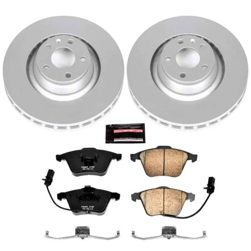 PowerStop Front Z23 Evolution Sport Coated Brake Kit fits 2005-2011 Audi A6 / A6 Quattro - Main Product View