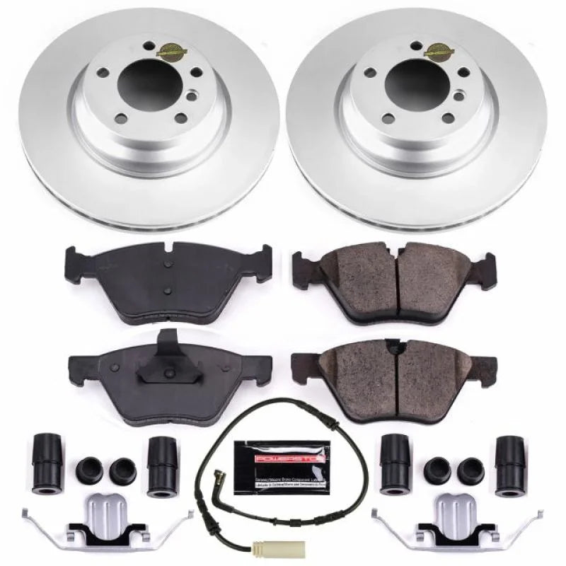 PowerStop Front Z23 Evolution Sport Coated Brake Kit fits 2006 BMW 330I - Main Product View