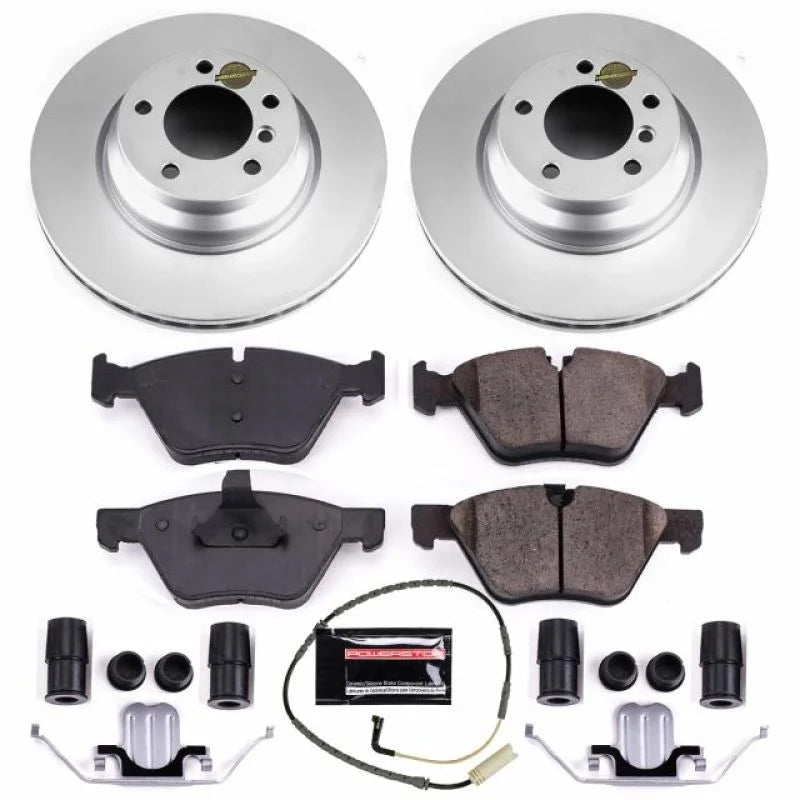 PowerStop Front Z23 Evolution Sport Coated Brake Kit fits 2006 BMW 330XI - Main Product View