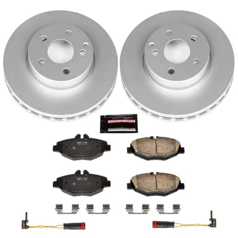 PowerStop Front Z23 Evolution Sport Coated Brake Kit fits 2006 Mercedes-Benz E320 Cdi - Main Product View