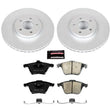 Load image into Gallery viewer, PowerStop Front Z23 Evolution Sport Coated Brake Kit fits 2006-2013 Volvo C70 / 2004-2011 Volvo S40 / 2005-2011 Volvo V50 - Main Product Vi...