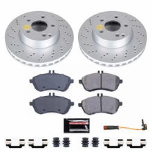 Load image into Gallery viewer, PowerStop Front Z23 Evolution Sport Coated Brake Kit fits 2008-2015 Mercedes-Benz C250 / C300 - Main Product View