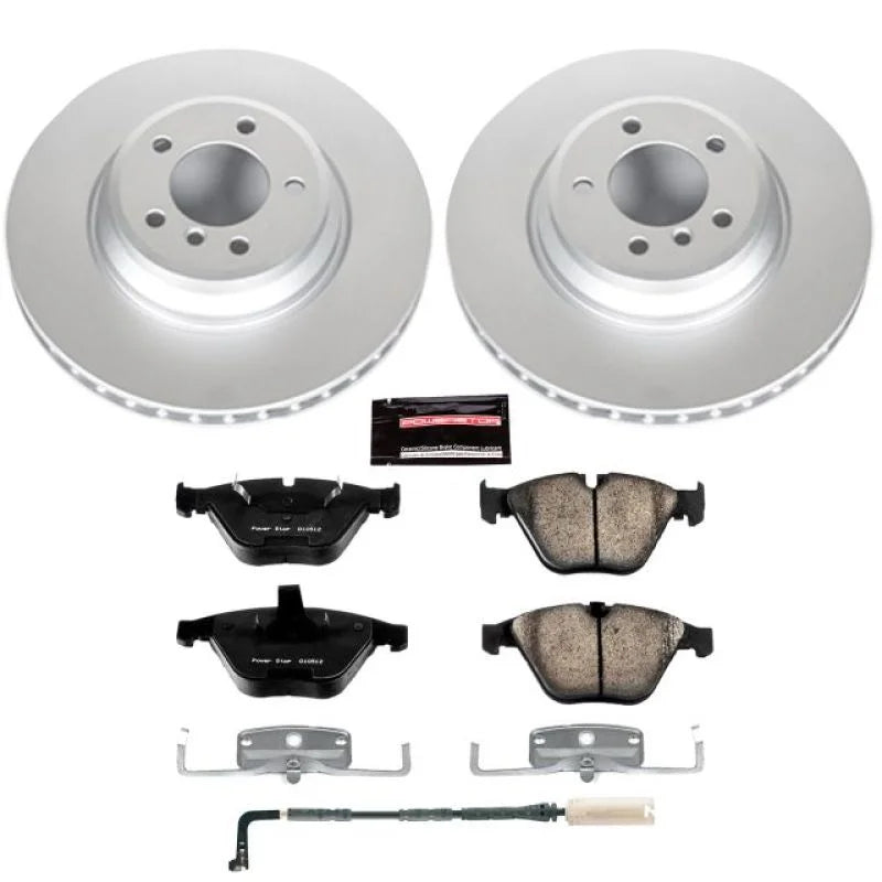 PowerStop Front Z23 Evolution Sport Coated Brake Kit fits 2009-2010 BMW 335I xDrive / 2007-2008 BMW 335XI - Main Product View