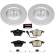 Load image into Gallery viewer, PowerStop Front Z23 Evolution Sport Coated Brake Kit fits 2009-2012 Volkswagen CC / 2012-2013 Volkswagen Golf R / 2006-200...