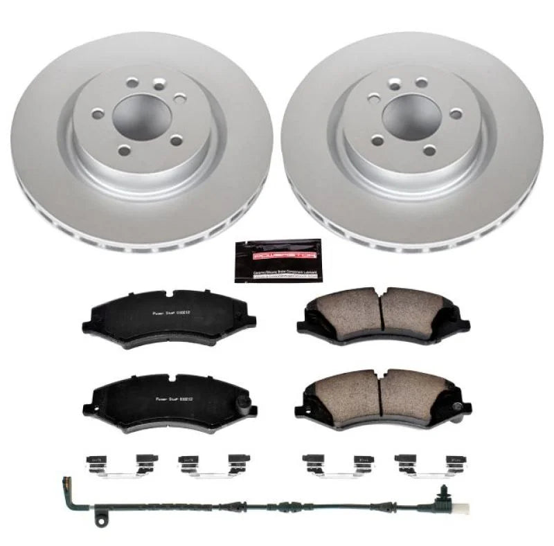 PowerStop Front Z23 Evolution Sport Coated Brake Kit fits 2010-2013 Land Rover Range / Range Rover SPORT - Main Product View