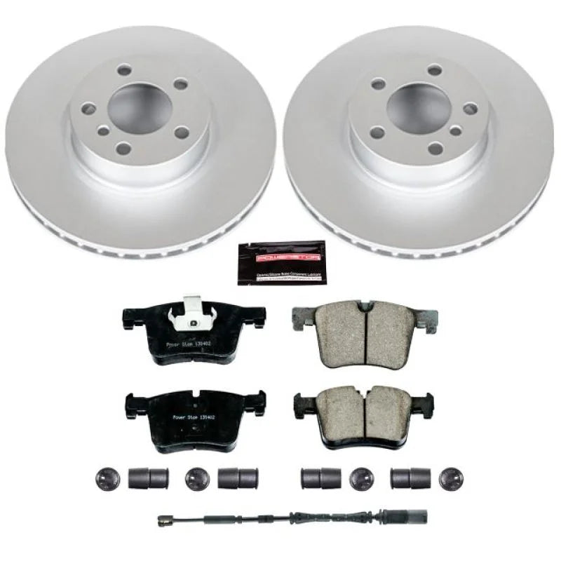 PowerStop Front Z23 Evolution Sport Coated Brake Kit fits 2011-2018 BMW X3 / X4 - Main Product View