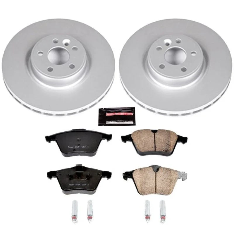 PowerStop Front Z23 Evolution Sport Coated Brake Kit fits 2015-2018 Volvo S60 / 2015-2016 Volvo S80 / 2015-2018 Volvo V60 ...