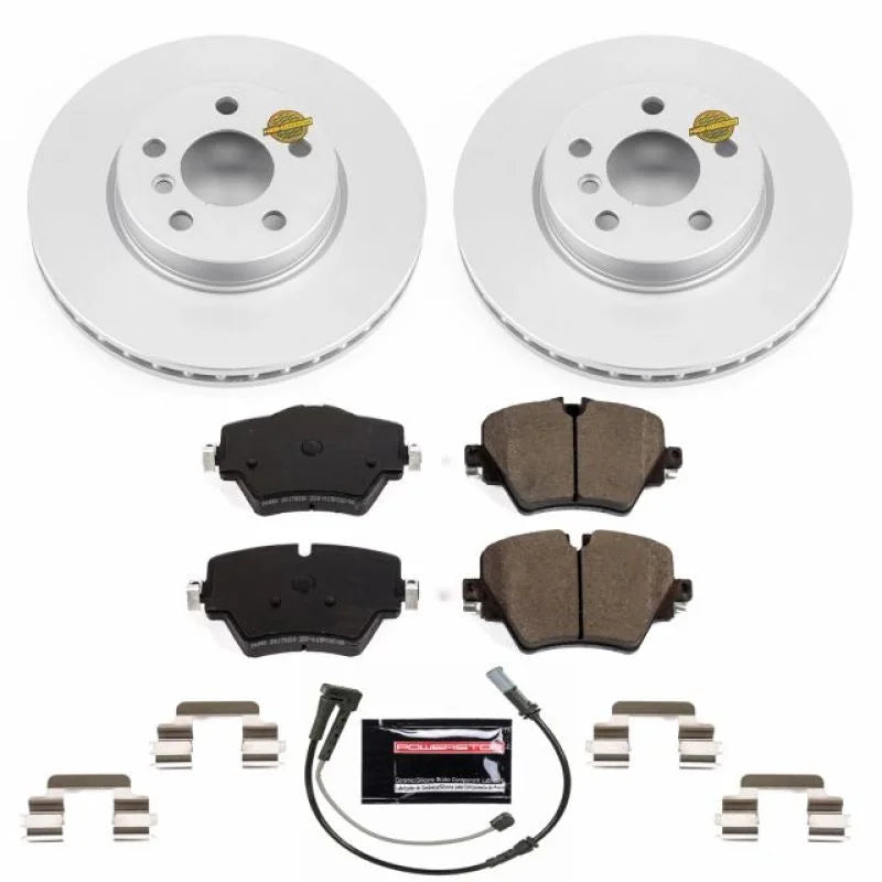 PowerStop Front Z23 Evolution Sport Coated Brake Kit fits 2019 Mini Cooper Clubman - Main Product View