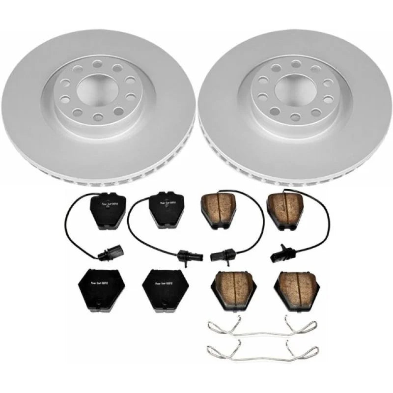 PowerStop Front Z23 Evolution Sport Coated Brake Kit fits Audi A6 / 2000-2004 Audi A6 Quattro / 2002-2003 Audi S6 - Main P...