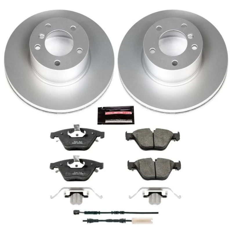 PowerStop Front Z23 Evolution Sport Coated Brake Kit fits BMW X1 / 2013-2015 BMW X1 SDRIVE28I - Main Product View