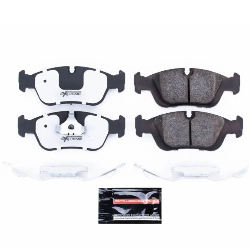 PowerStop Front Z26 Extreme Street Brake Pads w/Hardware fits 1991-1998 BMW 318I / 1991-1997 BMW 318IS / 1995-1998 BMW 318...