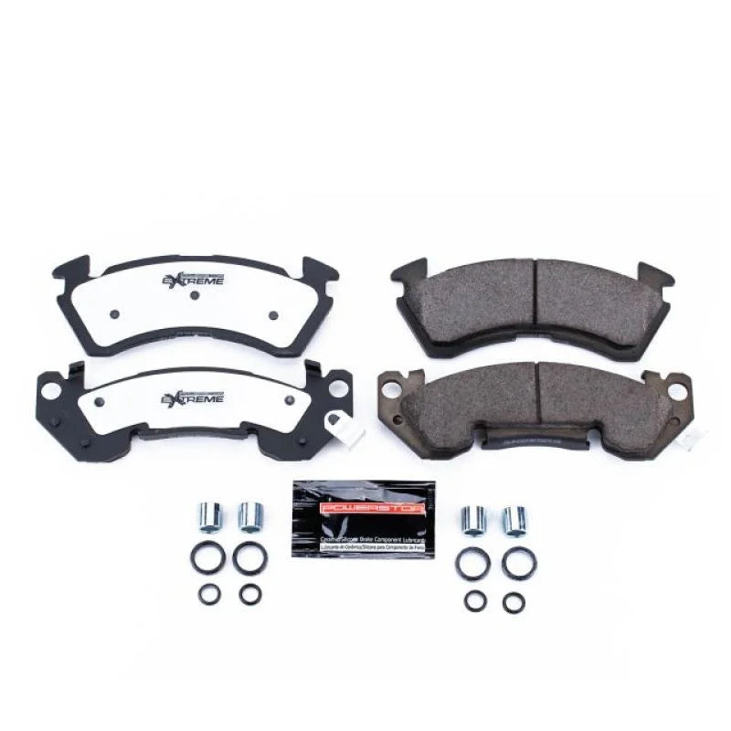 PowerStop Front Z26 Extreme Street Brake Pads w/Hardware fits 1992-1996 Buick Commercial Chassis / 1991-1992 Chevrolet Cap...
