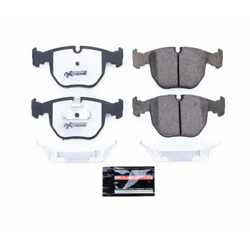 PowerStop Front Z26 Extreme Street Brake Pads w/Hardware fits 2001-2003 BMW 530I / 1997-2003 BMW 540I / 1995-2001 BMW 740I...