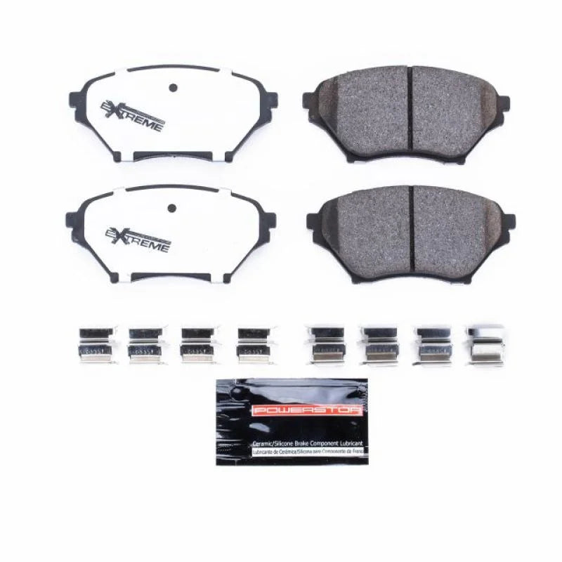 PowerStop Front Z26 Extreme Street Brake Pads w/Hardware fits 2001-2005 Mazda Miata - Main Product View