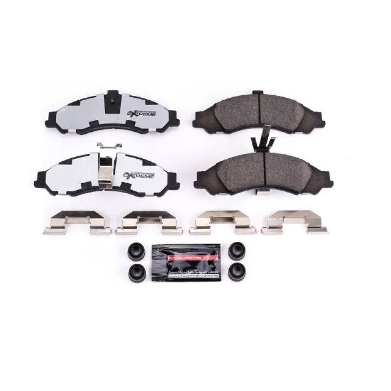PowerStop Front Z26 Extreme Street Brake Pads w/Hardware fits 2004 Pontiac GTO - Main Product View