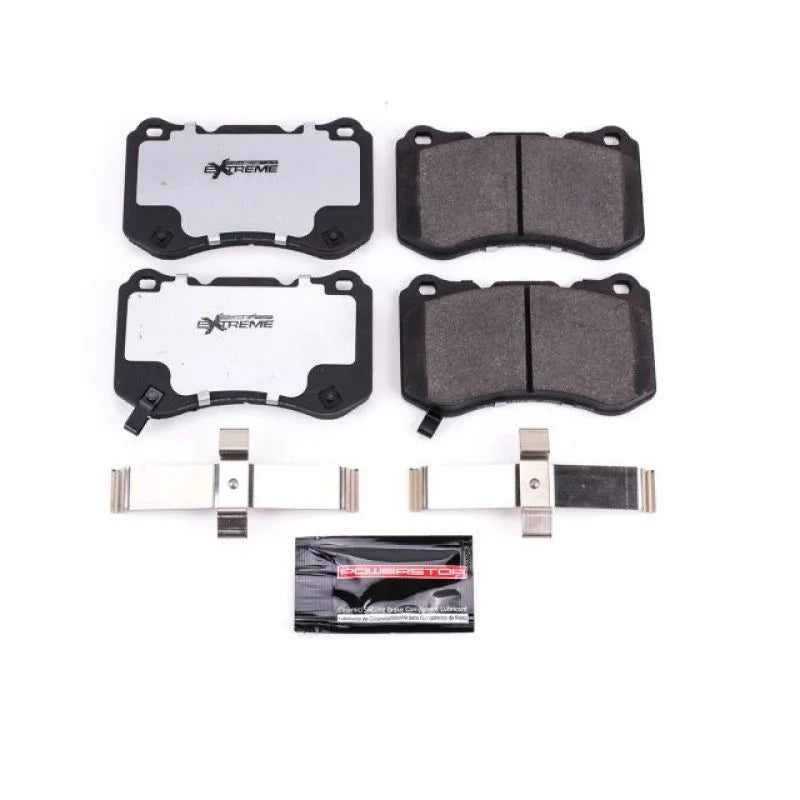 PowerStop Front Z26 Extreme Street Brake Pads w/Hardware fits 2004-2006 Acura TL / 2007-2008 Acura TL Type-s - Main Produc...