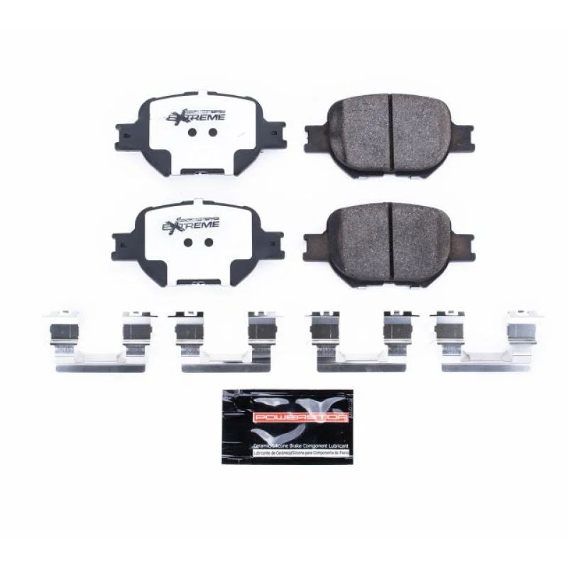 PowerStop Front Z26 Extreme Street Brake Pads w/Hardware fits 2005-2010 Scion TC / 2007-2008 Scion TC Spec / 2001-2005 Toy...