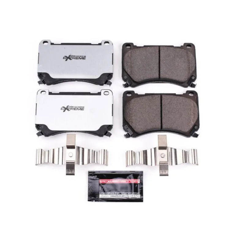 PowerStop Front Z26 Extreme Street Brake Pads w/Hardware fits 2011 Hyundai Equus / 2009-2014 Hyundai Genesis - Main Produc...