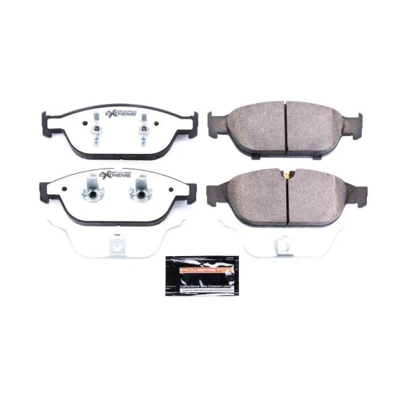PowerStop Front Z26 Extreme Street Brake Pads w/Hardware fits 2016-2018 Audi A6 / 2012-2018 Audi A6 Quattro / 2012-2018 Au...