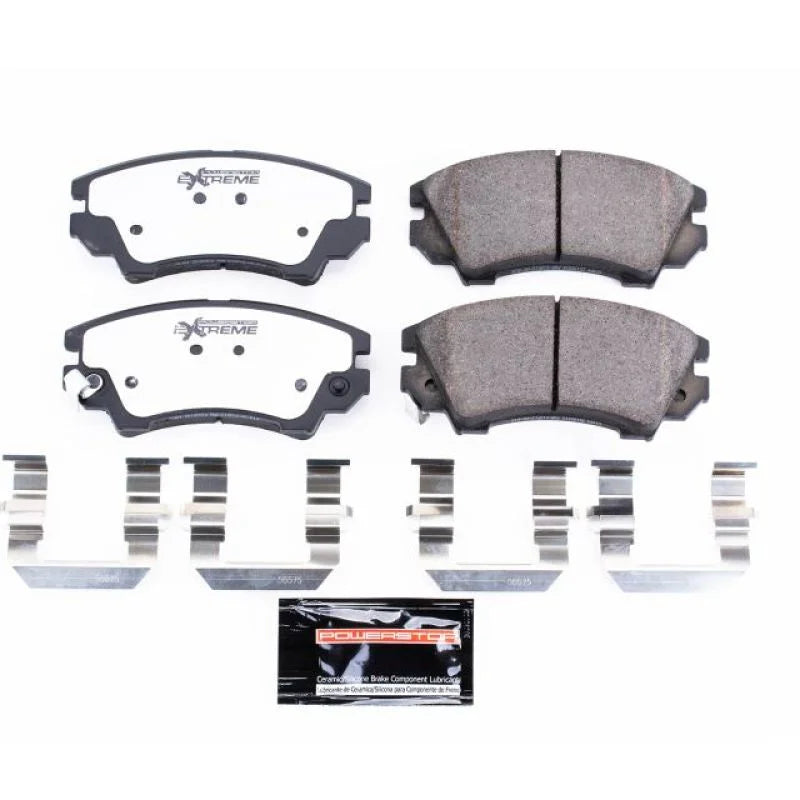 PowerStop Front Z26 Extreme Street Brake Pads w/Hardware fits 2017 Buick Regal / 2010-2015 Chevrolet Camaro LS / 2010-2012...
