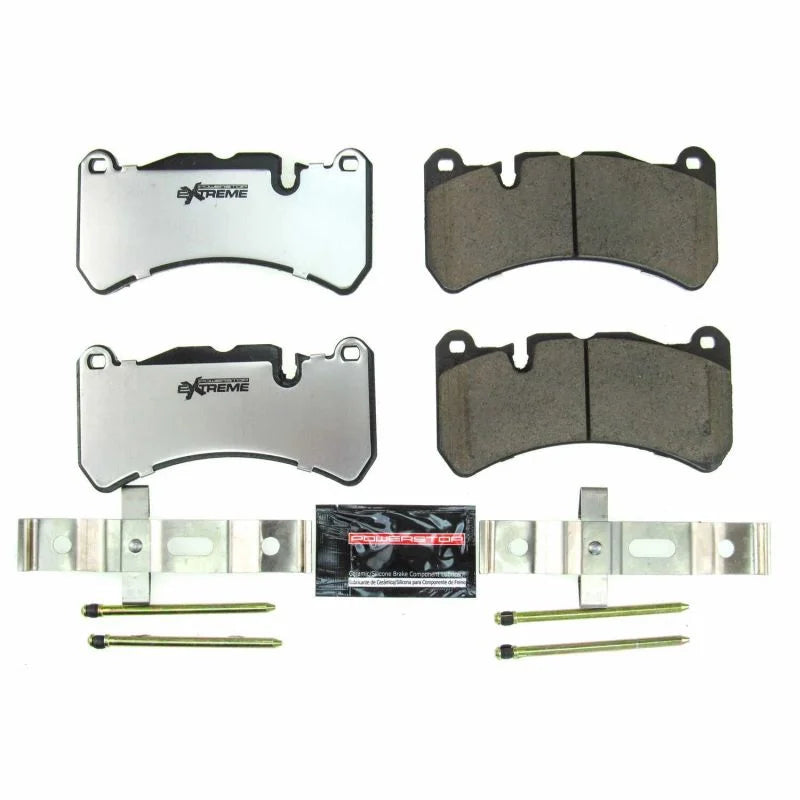 PowerStop Front Z26 Extreme Street Brake Pads w/Hardware fits 2017-2024 Alfa Romeo Giulia / 2021-2024 Alfa Romeo Giulia Sp...