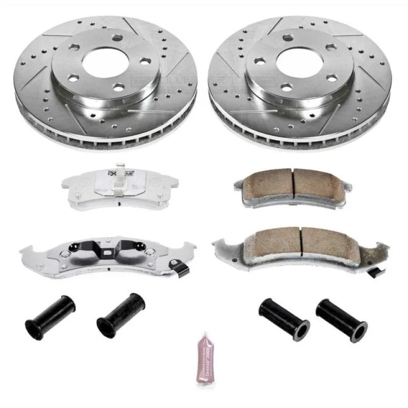 PowerStop Front Z26 Street Brake Kit fits Buick LeSabre / 1994-1999 Buick LeSabre Custom / 1994-1996 Buick Park Avenue / 1...