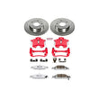 Load image into Gallery viewer, PowerStop Front Z26 Street Brake Kit w/Calipers fits 2004 2005 Chevrolet Classic / 1997-2005 Chevrolet Malibu / 1997-2003 ...