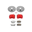 Load image into Gallery viewer, PowerStop Front Z26 Street Brake Kit w/Calipers fits 2004 Chevrolet Malibu / 2008 Chevrolet Malibu Classic / 2004-2008 Che...