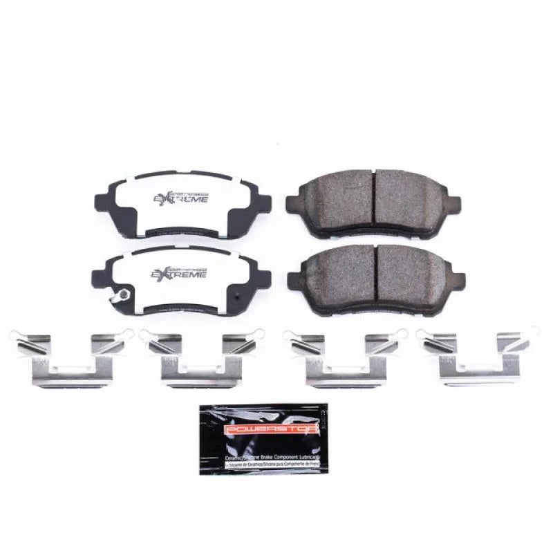PowerStop Front Z26 Street Brake Pad w/Hardware fits 2011-2014 Mazda 2 SPORT - Main Product View