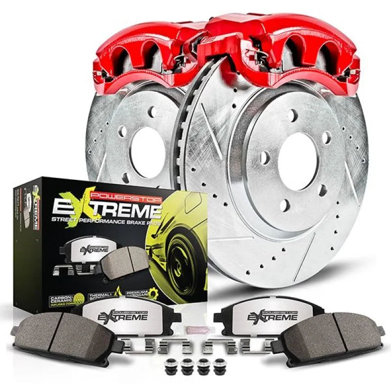 PowerStop Front Z26 Street Kit w/Calipers fits 2011-2013 BMW 328I