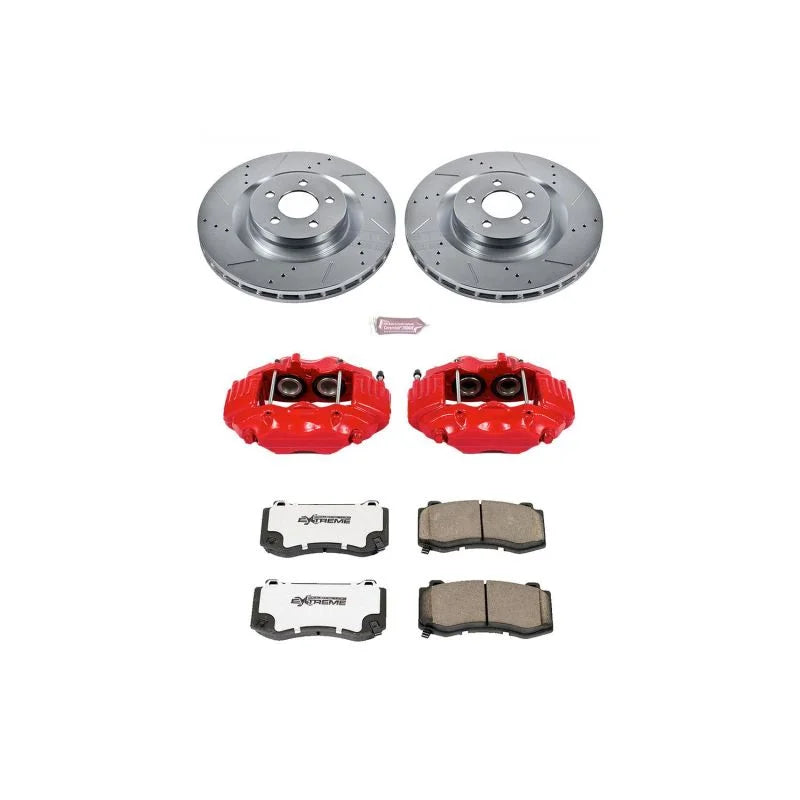 PowerStop Front Z26 Street Kit w/Cals fits 2005-2010 Chrysler 300 C / 2012-2014 Chrysler 300 SRT8 / 2008-2014 2016 2019-20...
