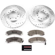 Load image into Gallery viewer, PowerStop Front Z26 Street Warrior Brake Kit fits 1991-2004 Mitsubishi Montero / Montero SPORT - Main Product View