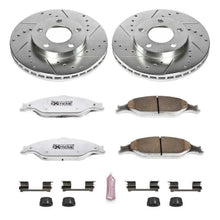 Load image into Gallery viewer, PowerStop Front Z26 Street Warrior Brake Kit fits 1999-2004 Ford Mustang - Main Product View