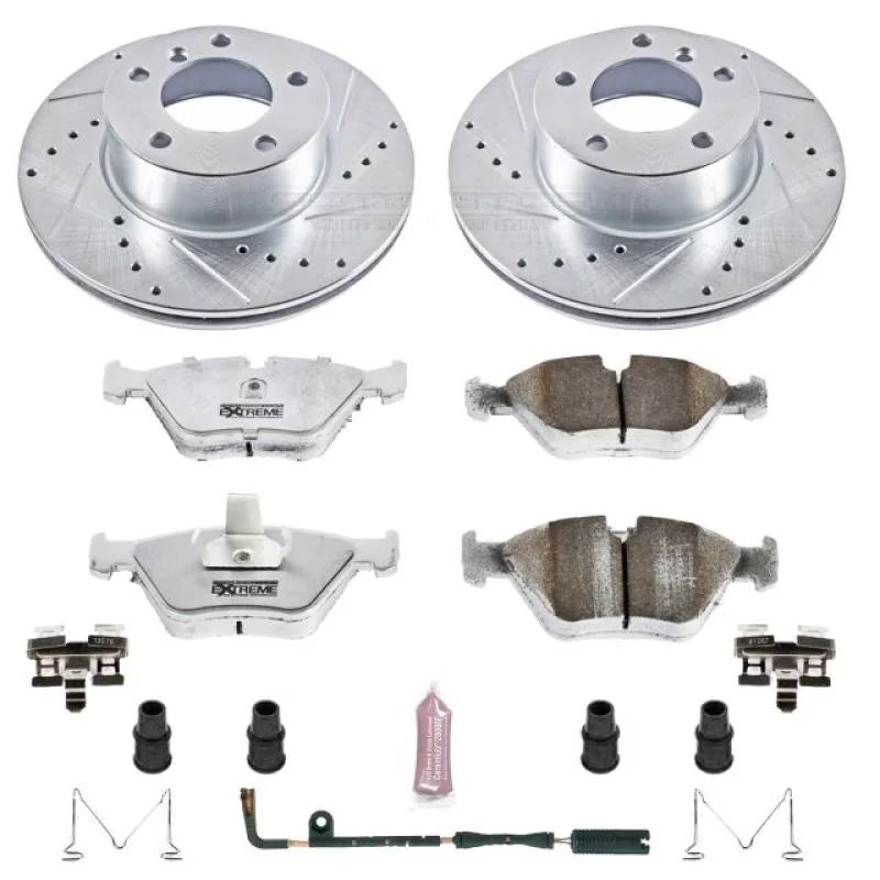 PowerStop Front Z26 Street Warrior Brake Kit fits 2001-2003 BMW 525I / 1997-2000 BMW 528I - Main Product View