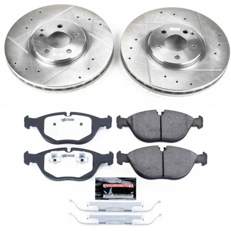 PowerStop Front Z26 Street Warrior Brake Kit fits 2004-2005 Mercedes-Benz E500 4MATIC - Main Product View