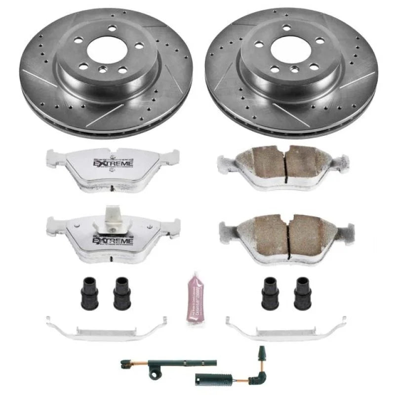 PowerStop Front Z26 Street Warrior Brake Kit fits 2004-2010 BMW X3 - Main Product View
