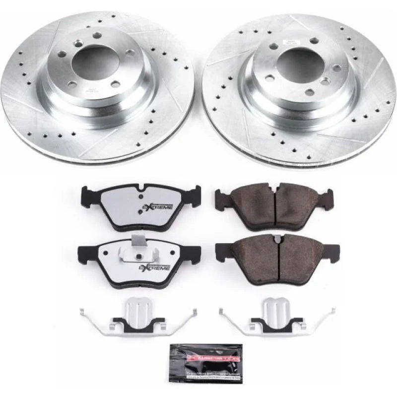 PowerStop Front Z26 Street Warrior Brake Kit fits 2006 BMW 330I - Main Product View
