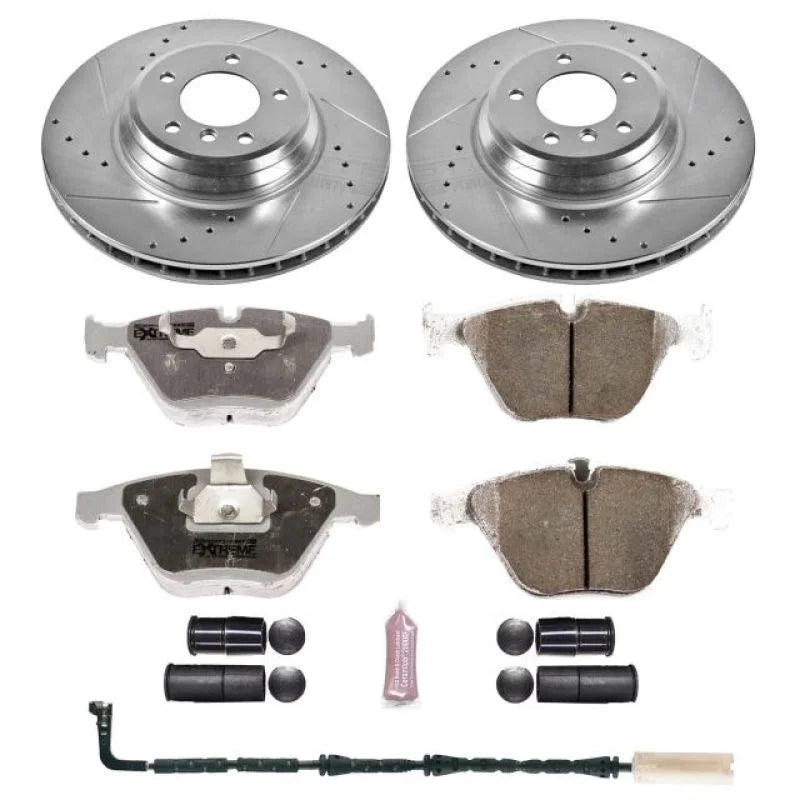 PowerStop Front Z26 Street Warrior Brake Kit fits 2009-2010 BMW 335D / 2007-2010 BMW 335I - Main Product View