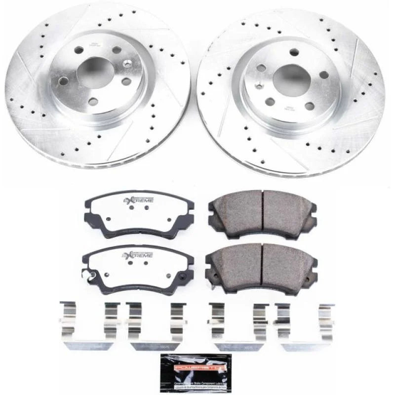 PowerStop Front Z26 Street Warrior Brake Kit fits 2011-2017 Chevrolet Caprice Ppv - Main Product View