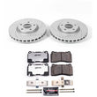 Load image into Gallery viewer, PowerStop Front Z26 Street Warrior Brake Kit fits 2014-2016 Chevrolet Corvette Stingray - Main Product View