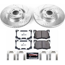 Load image into Gallery viewer, PowerStop Front Z26 Street Warrior Brake Kit fits 2015-2016 Hyundai Genesis 3.8 / 2016-2017 Kia K900 V6 Luxury - Main Prod...